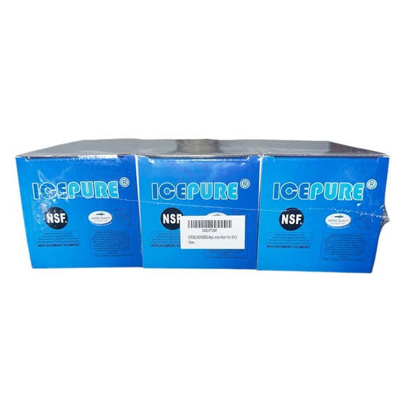 NEW ICEPURE 3 Pack Refrigerator Replacement Water Filter RWF1100A - Picture 4 of 6